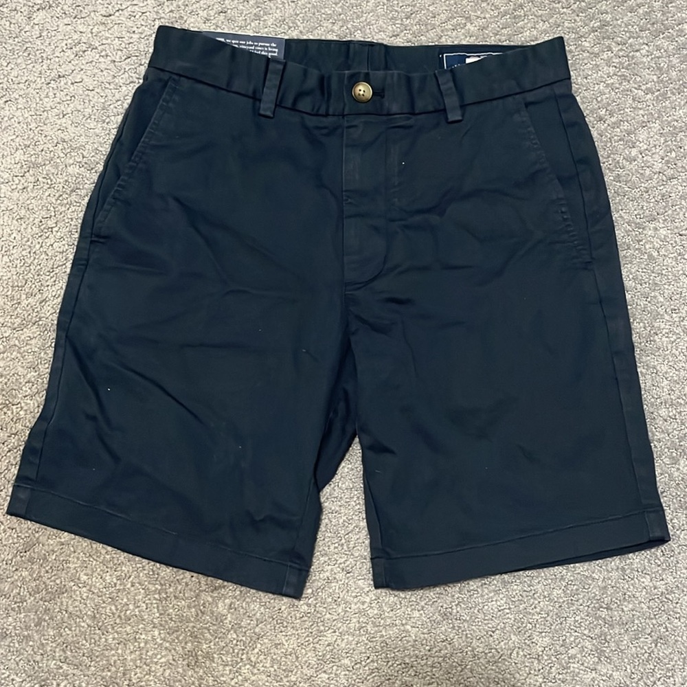 NWT Vineyard Vines Navy Blue 9 inch Breaker Shorts 30